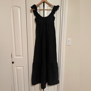 Universal Thread Black Gathered Dress